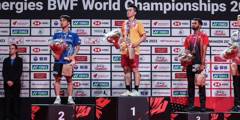 Hình ảnh trận chung kết BWF World Championships.